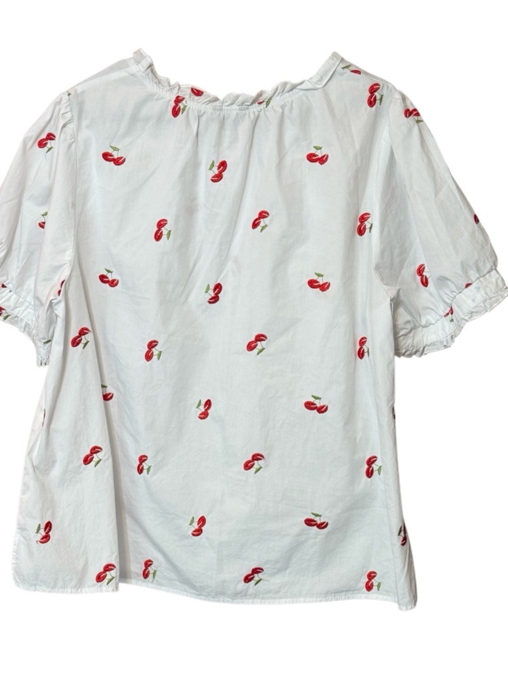 BloomChic Cherry Embroidered Cotton Top Plus Size 18/20 - Picture 3 of 3